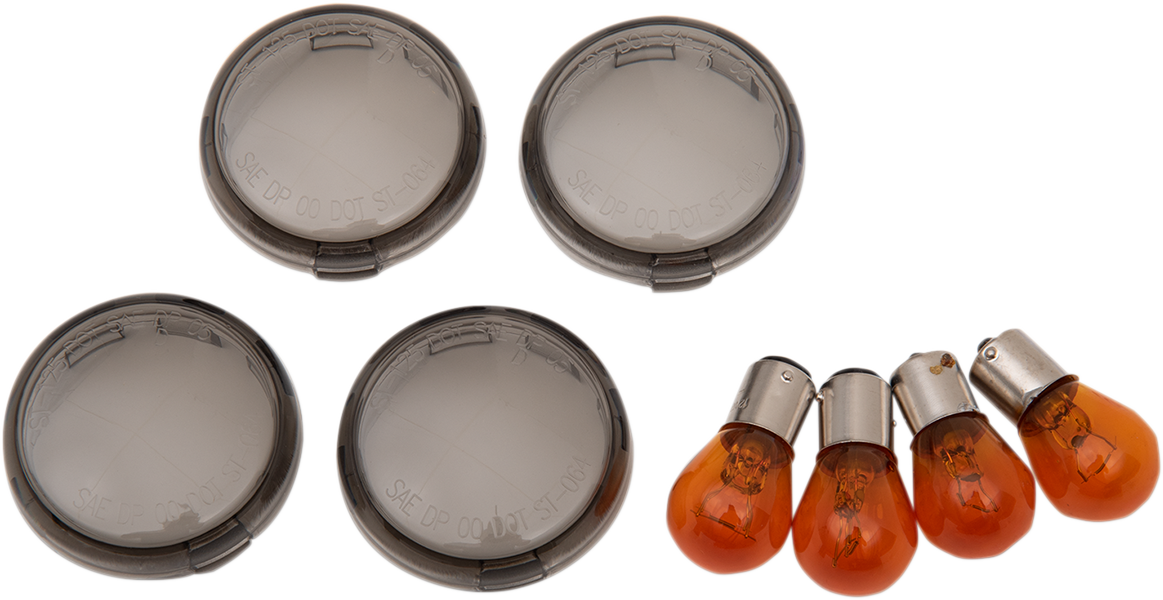 Drag Specialties Smoked Turn Signal Lens Kits