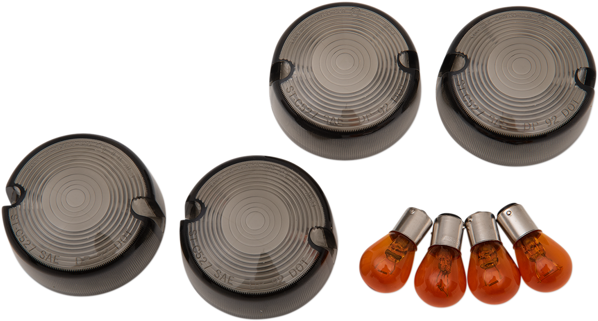 Drag Specialties Smoked Turn Signal Lens Kits
