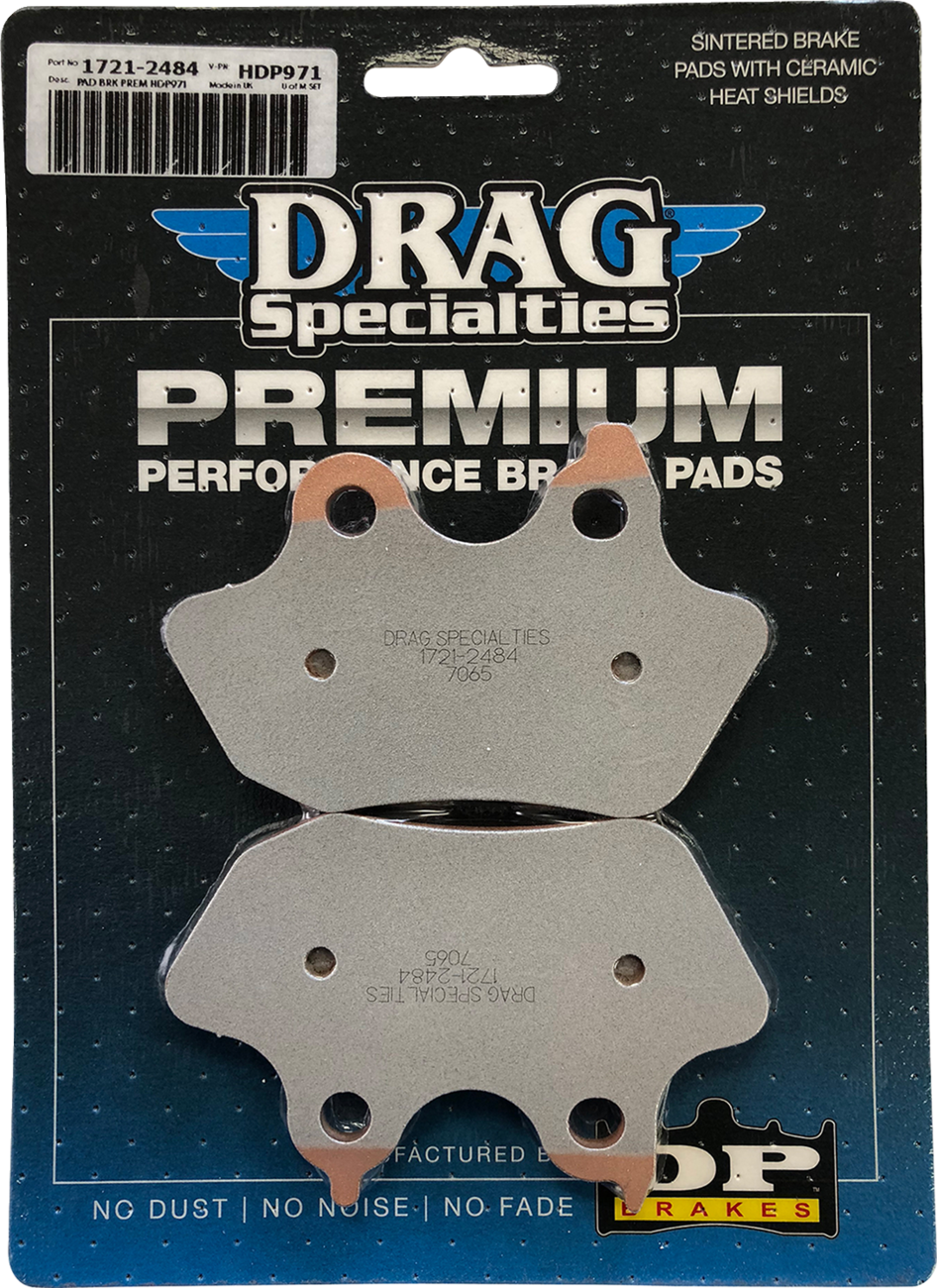 Drag Specialties Premium Sintered Metal Harley/Buell Brake Pads