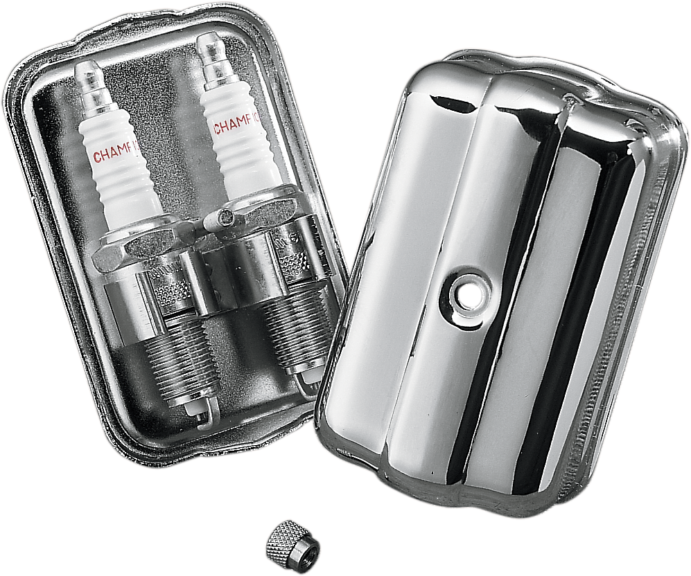 Chrome Spark Plug Holder