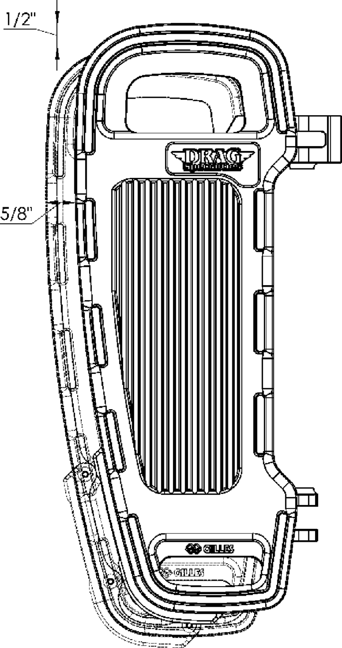Drag Specialties Adjustable Floorboards Designed by Gilles