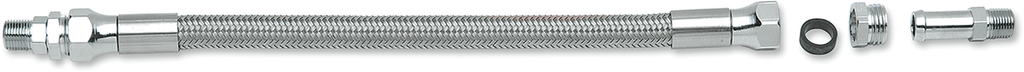 Drag Specialties Universal Stainless Steel Braided Oil Line