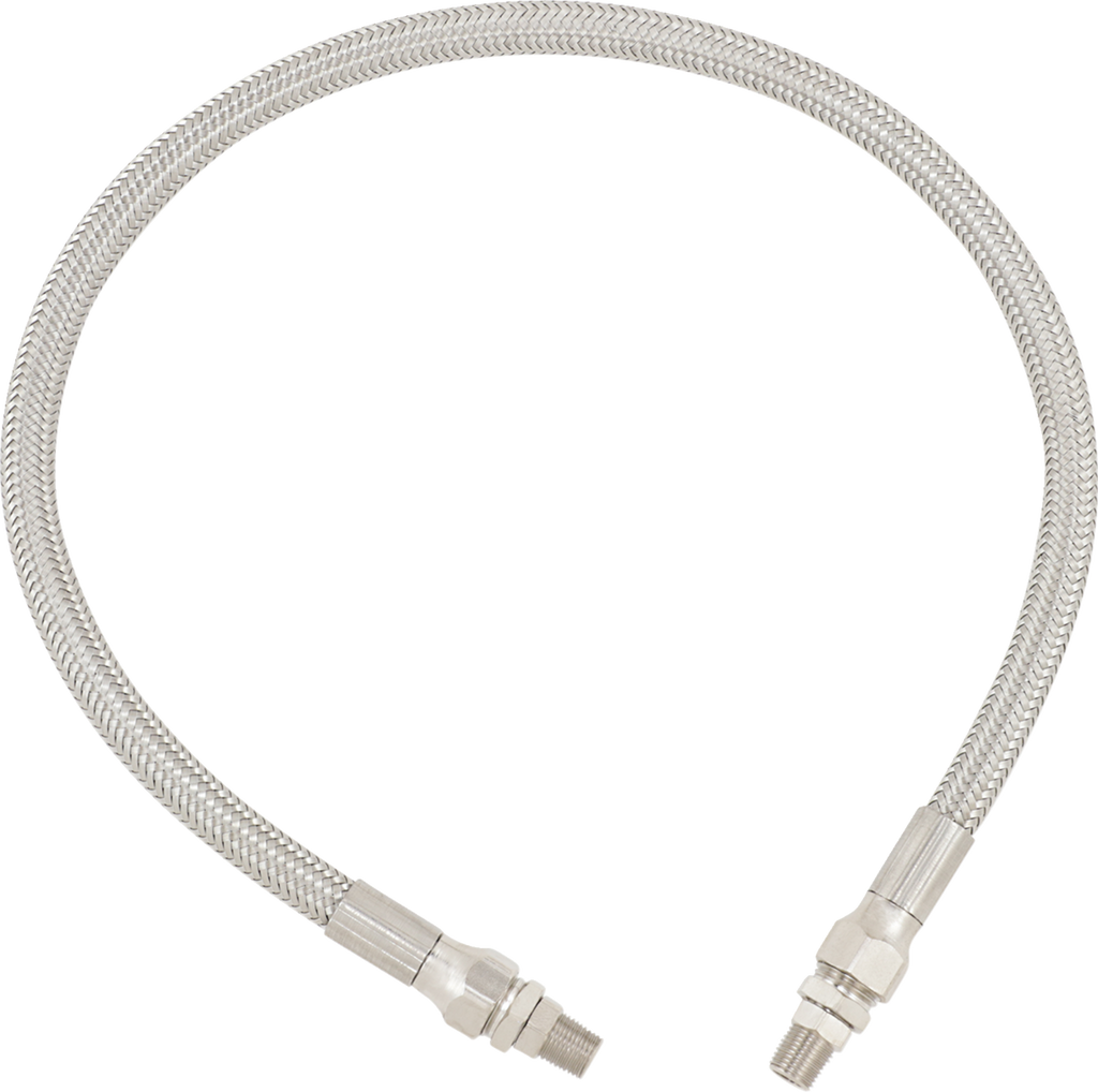 Drag Specialties Universal Stainless Steel Braided Oil Line