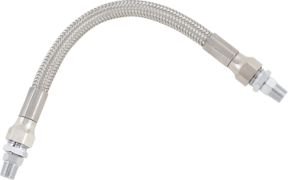 Drag Specialties Universal Stainless Steel Braided Oil Line