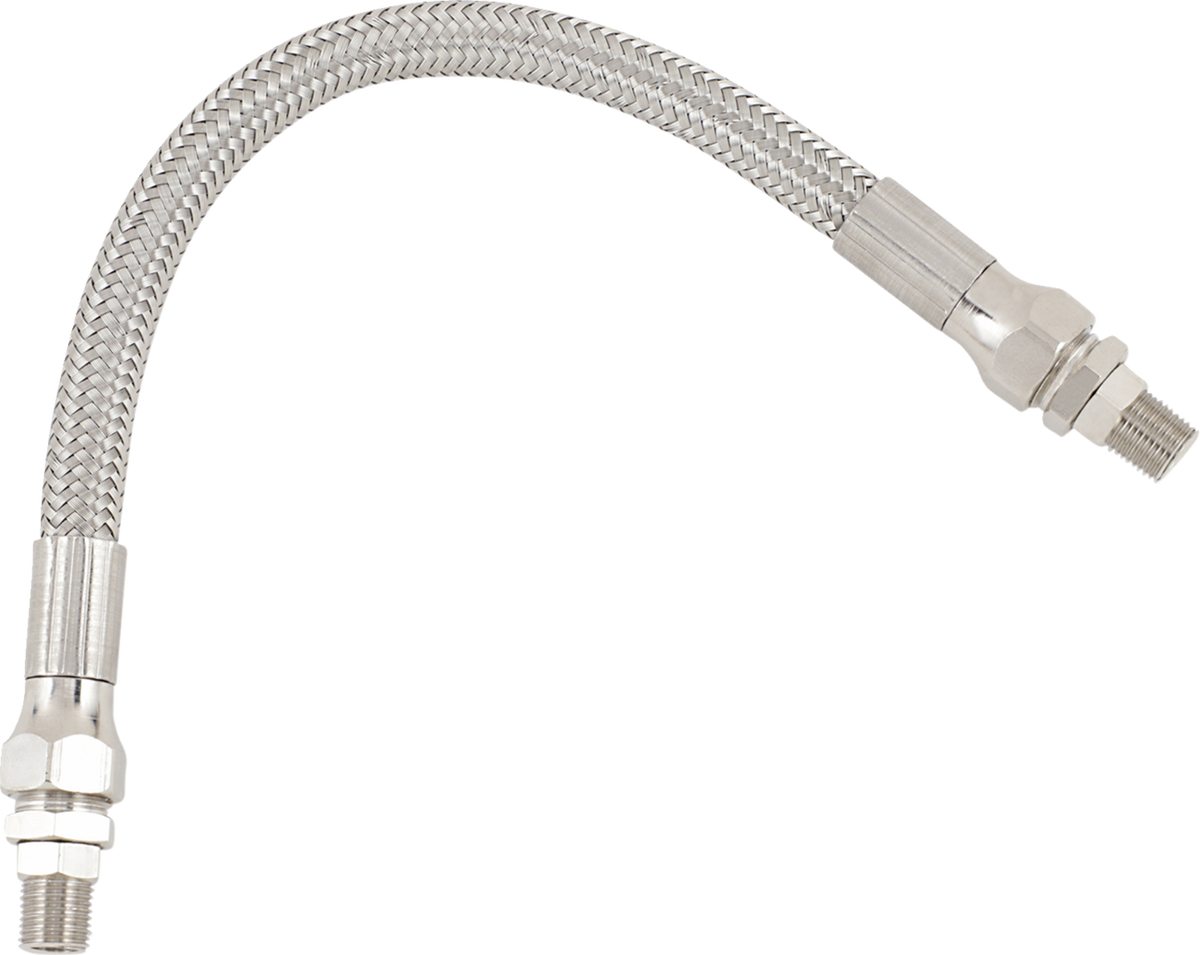 Drag Specialties Universal Stainless Steel Braided Oil Line