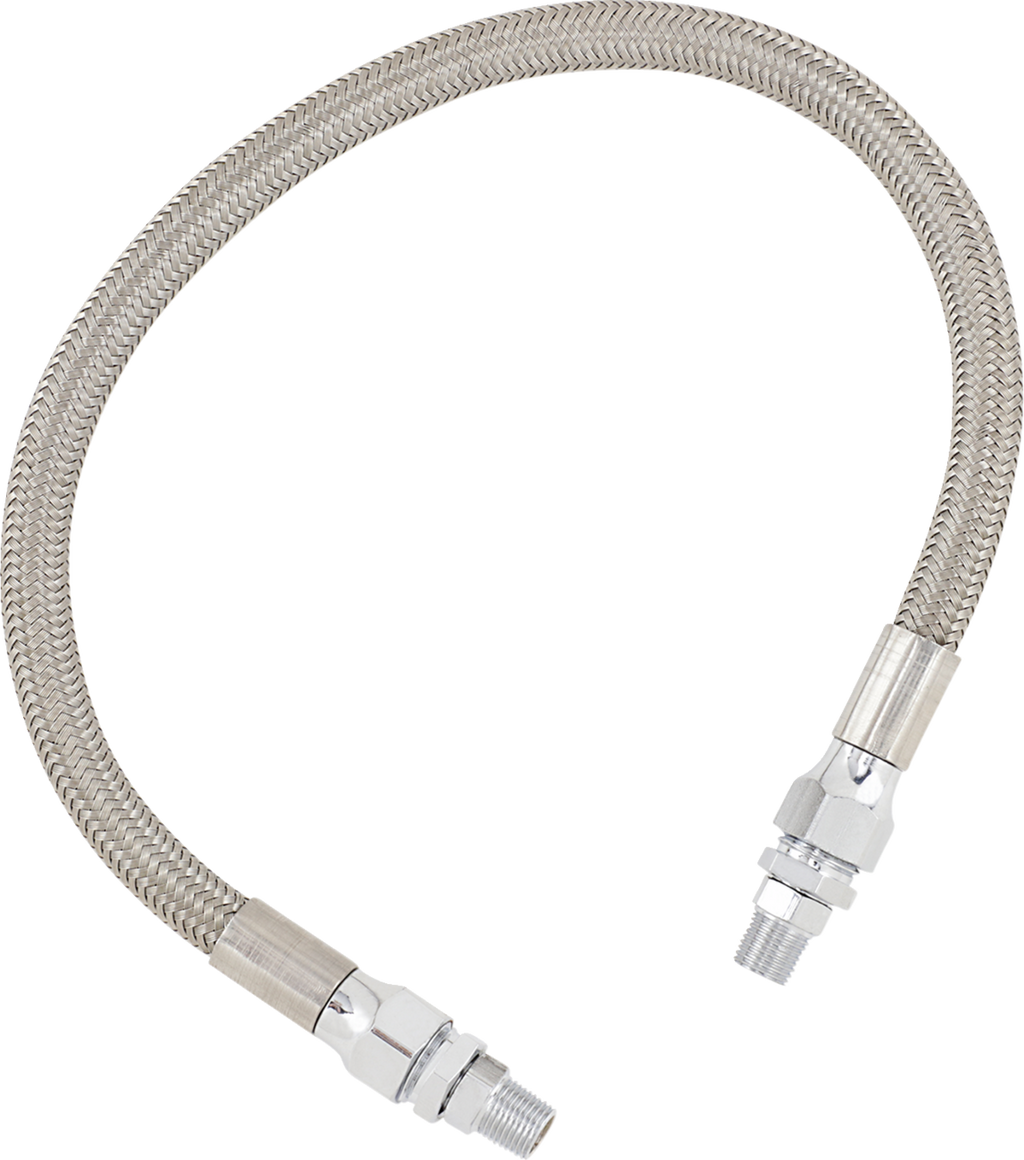 Drag Specialties Universal Stainless Steel Braided Oil Line