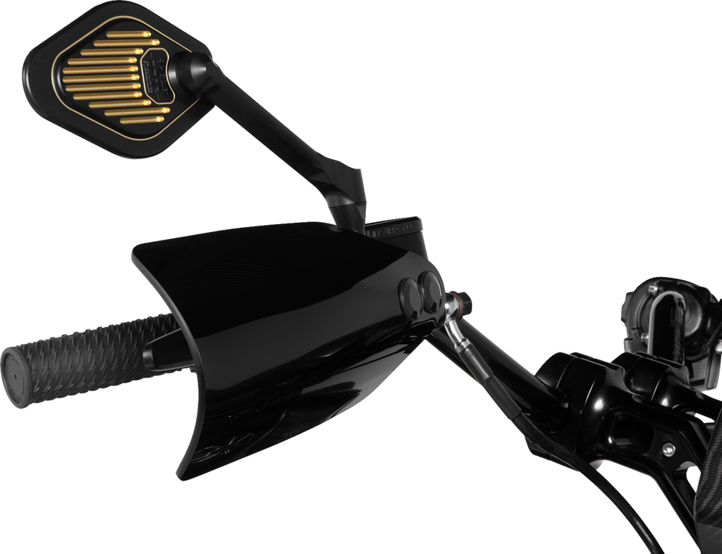 Drag Specialties Short Stem Adjustable Mirror Designed by Gilles
