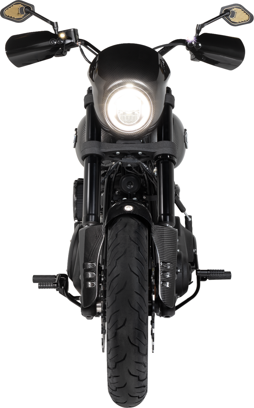 Drag Specialties Short Stem Adjustable Mirror Designed by Gilles