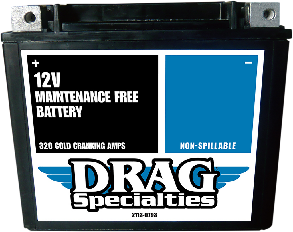 Drag Specialties Factory-Activated High-Performance AGM Maintenance-Free Battery