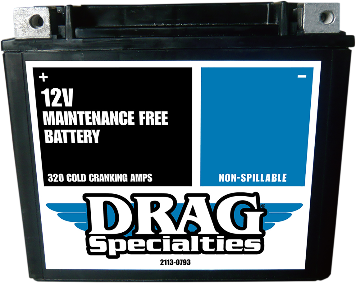 Drag Specialties Factory-Activated High-Performance AGM Maintenance-Free Battery