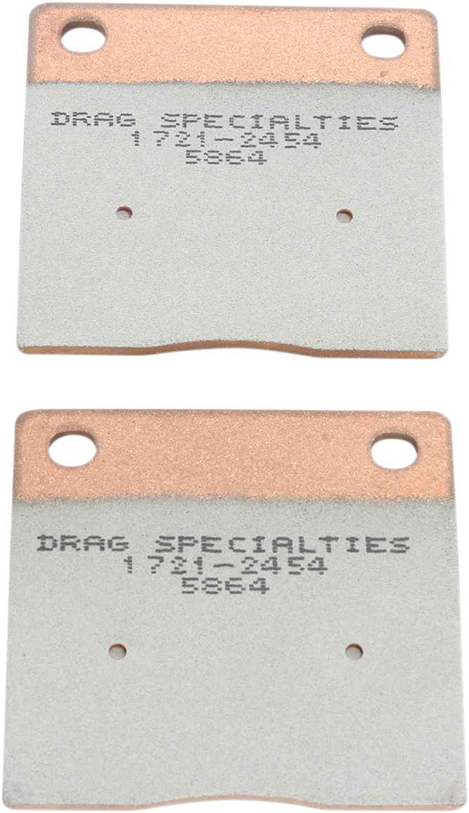 Drag Specialties Premium Sintered Metal Brake Pads