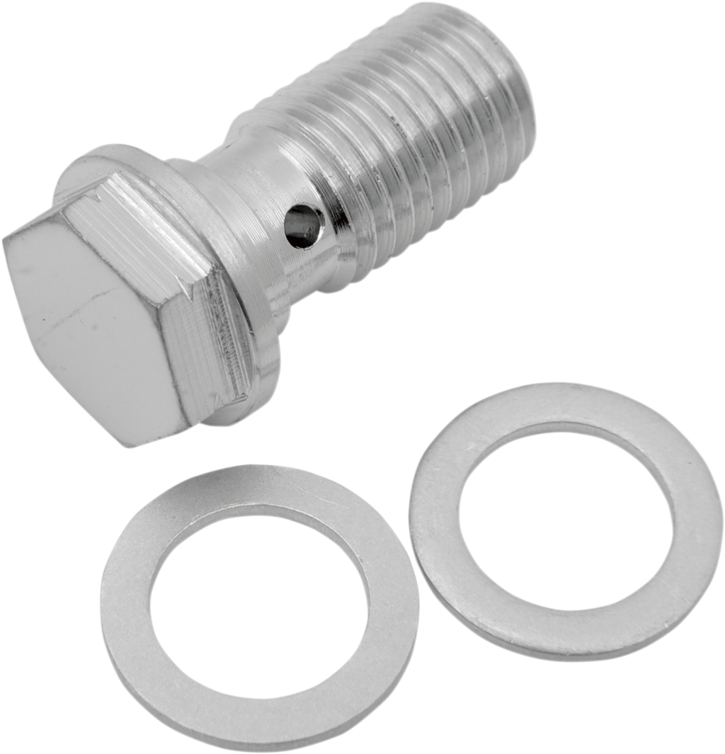 Drag Specialties Universal Chrome Steel Banjo Bolt
