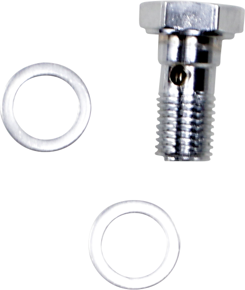 Drag Specialties Universal Chrome Steel Banjo Bolt