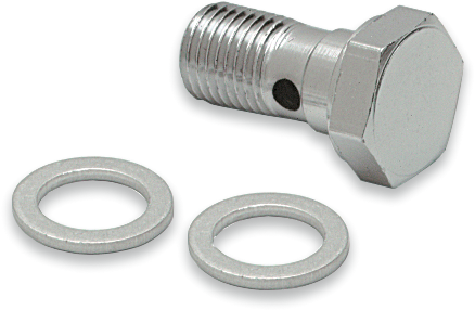 Drag Specialties Universal Chrome Steel Banjo Bolt
