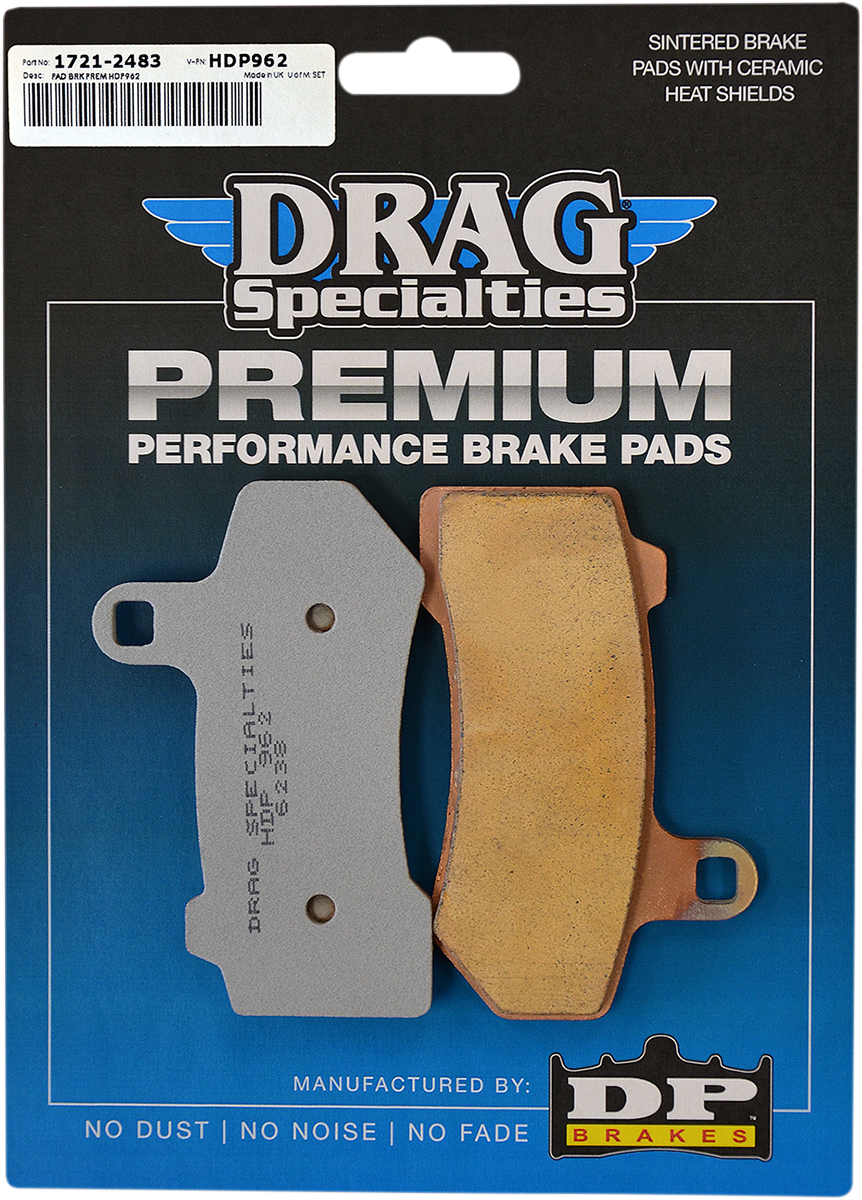 Drag Specialties Premium Sintered Metal Harley/Buell Brake Pads