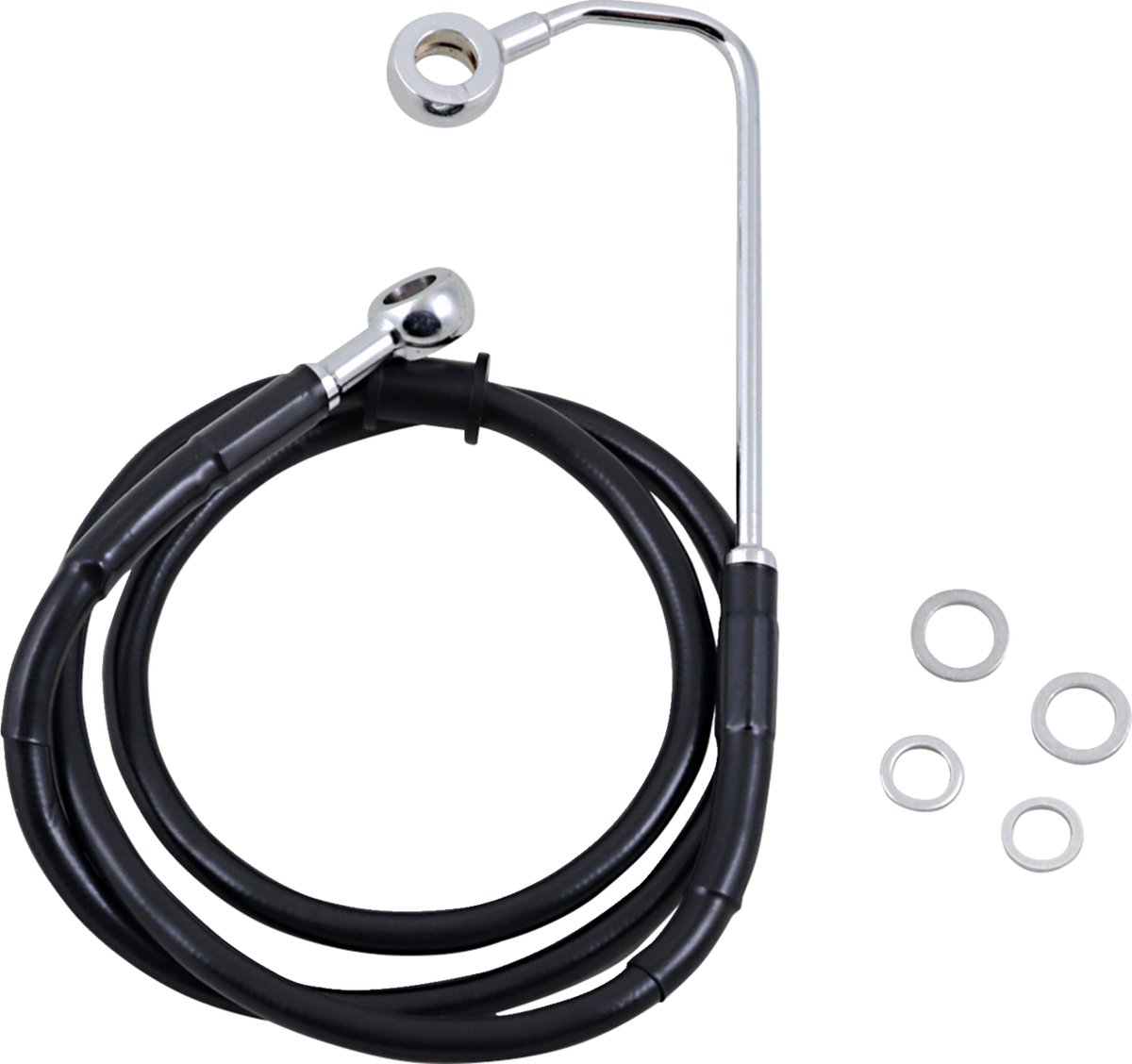 Drag Specialties Extended Length Stainless Steel Brake Line
