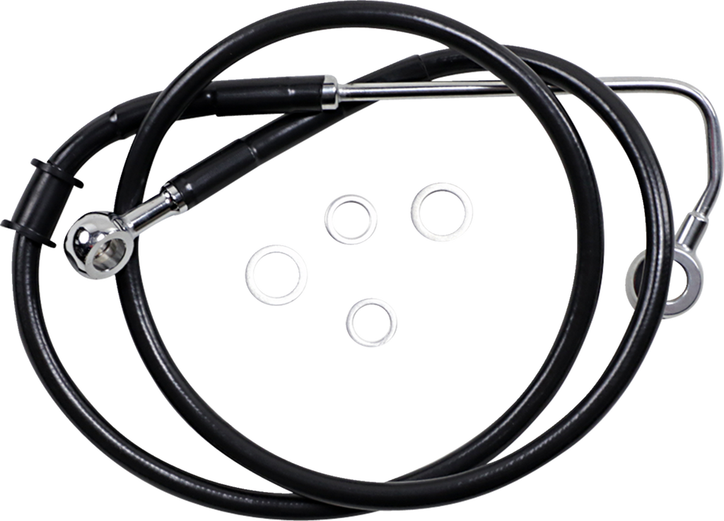 Drag Specialties Extended Length Stainless Steel Brake Line