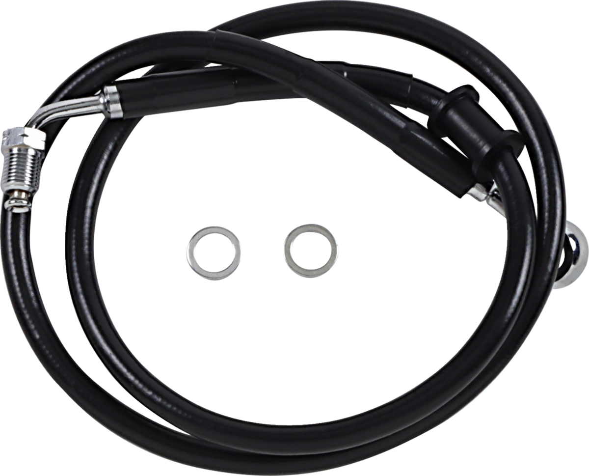Drag Specialties Extended Length Stainless Steel Brake Line