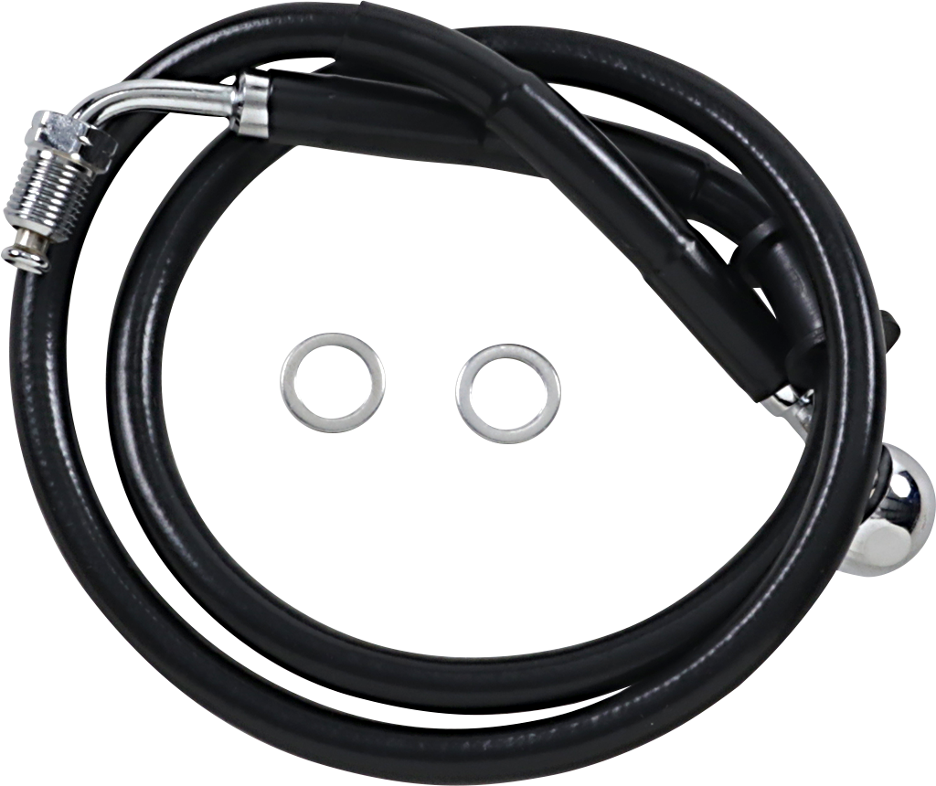 Drag Specialties Extended Length Stainless Steel Brake Line