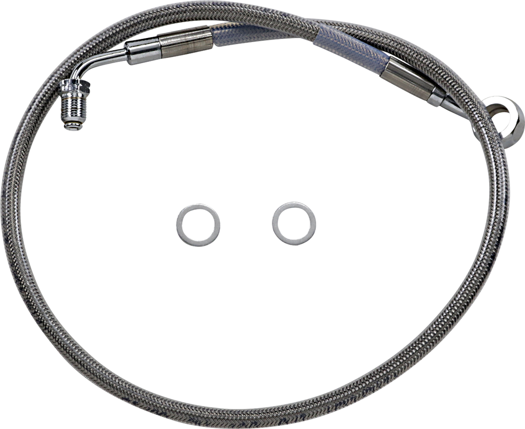 Drag Specialties Extended Length Stainless Steel Brake Line