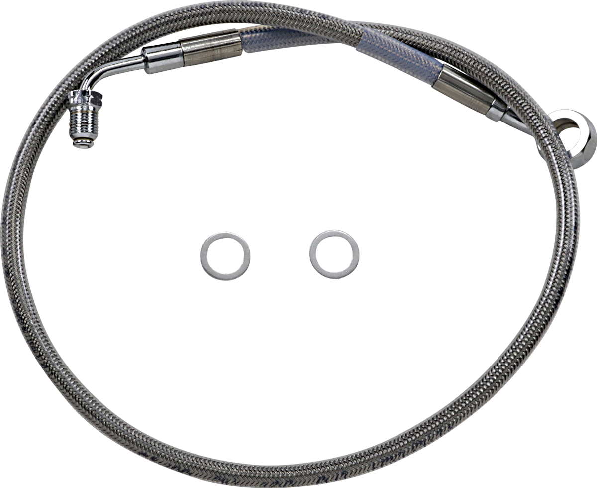 Drag Specialties Extended Length Stainless Steel Brake Line
