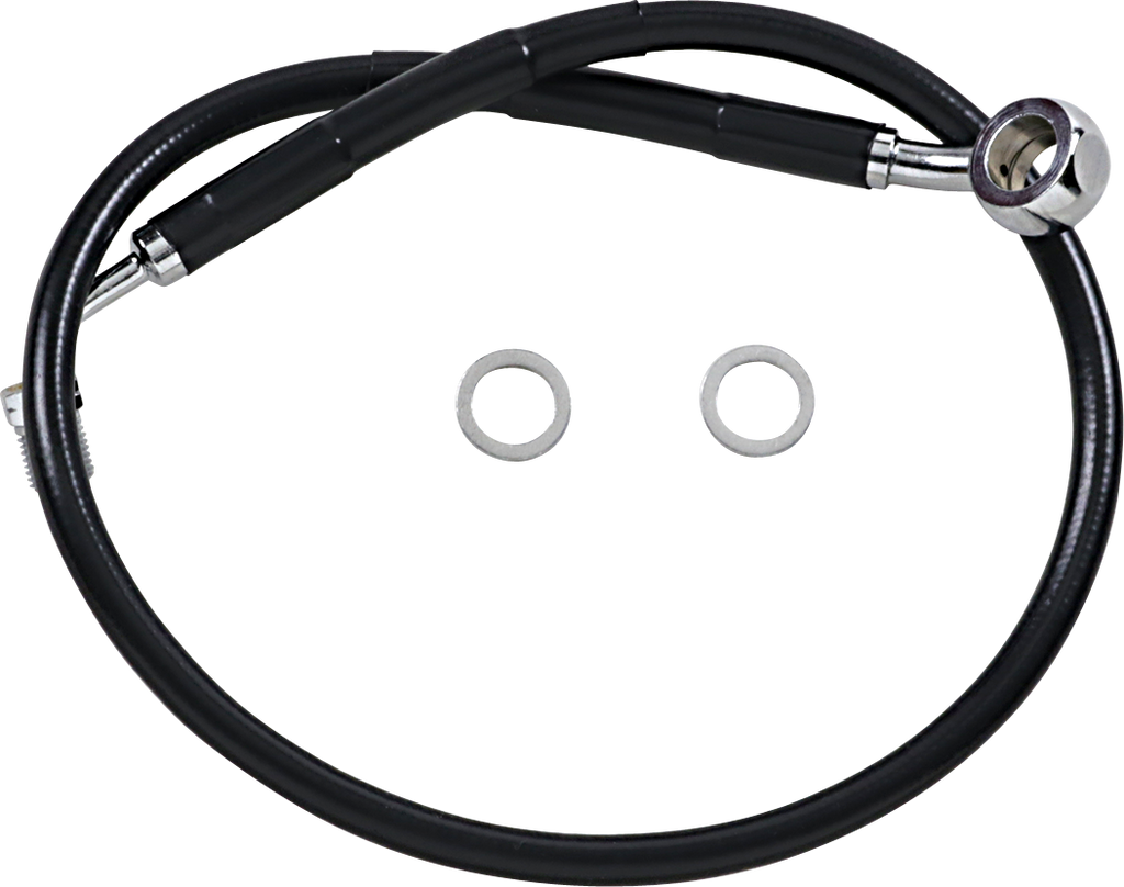 Drag Specialties Extended Length Stainless Steel Brake Line