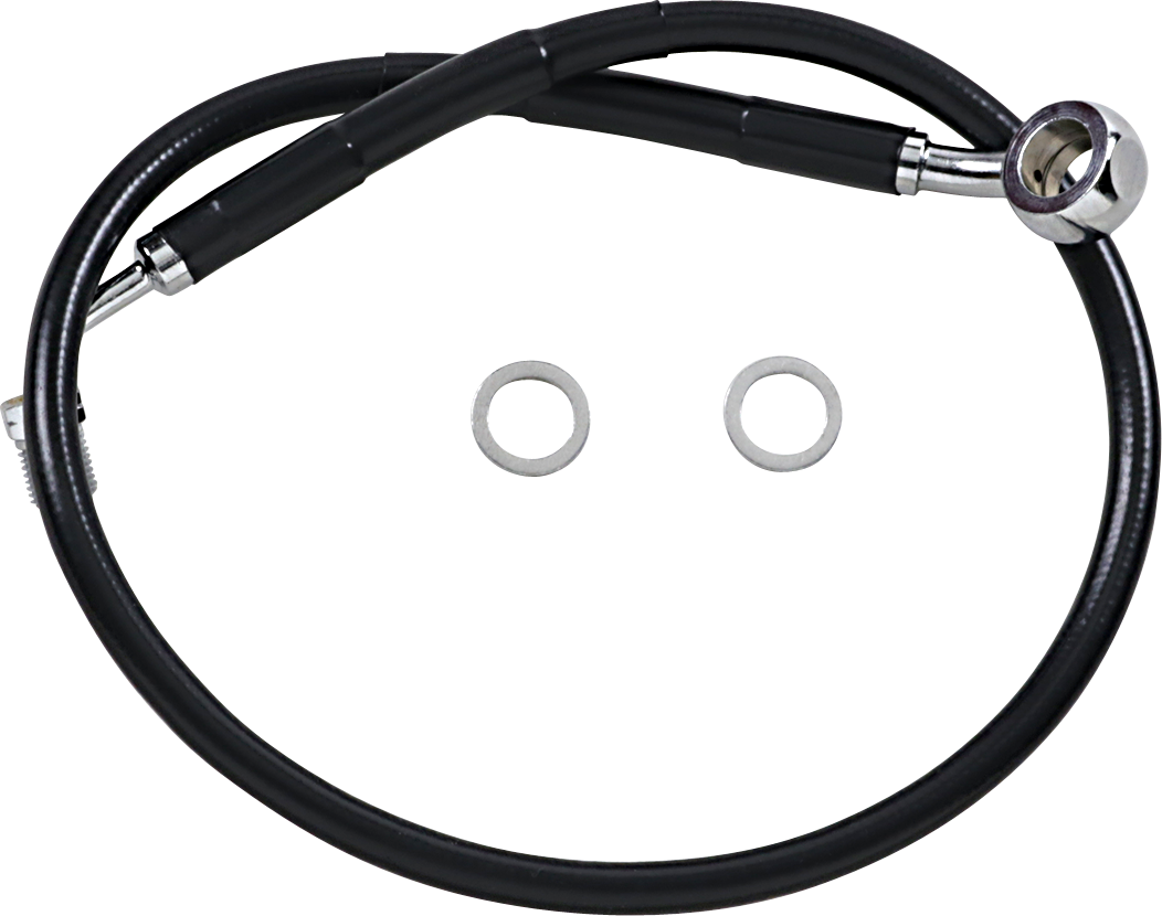 Drag Specialties Extended Length Stainless Steel Brake Line