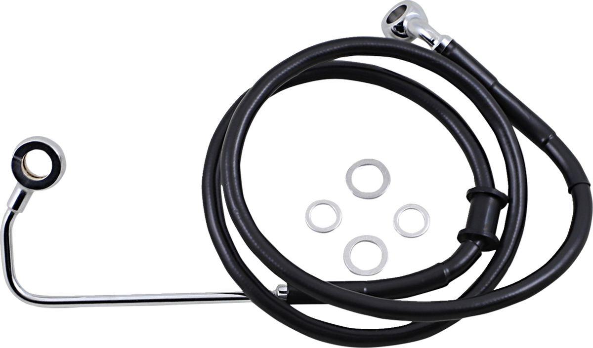 Drag Specialties Extended Length Stainless Steel Brake Line