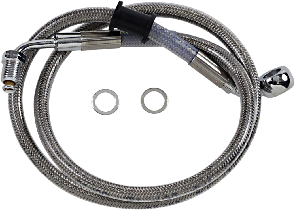 Drag Specialties Extended Length Stainless Steel Brake Line
