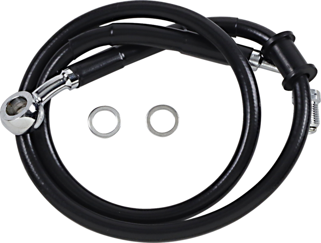 Drag Specialties Extended Length Stainless Steel Brake Line