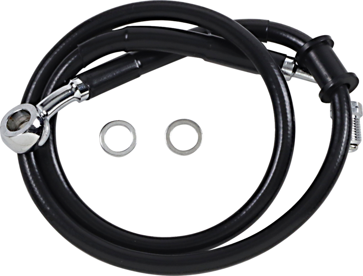 Drag Specialties Extended Length Stainless Steel Brake Line