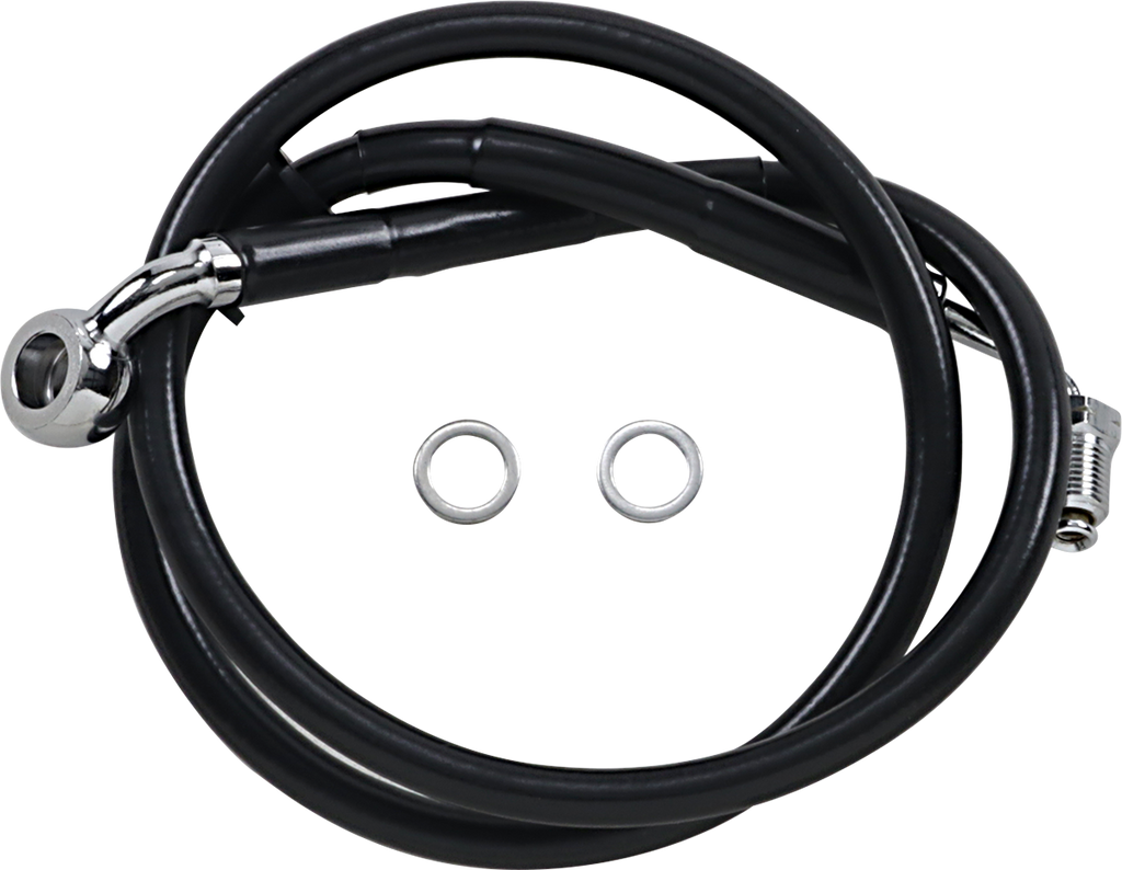 Drag Specialties Extended Length Stainless Steel Brake Line