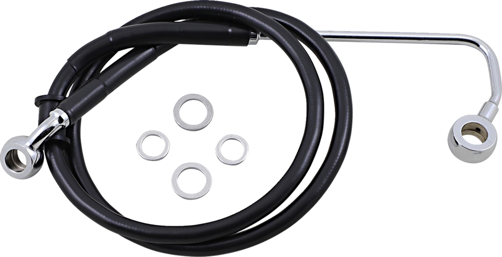 Drag Specialties Extended Length Stainless Steel Brake Line