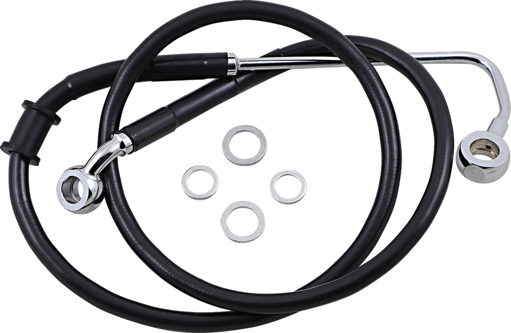 Drag Specialties Extended Length Stainless Steel Brake Line
