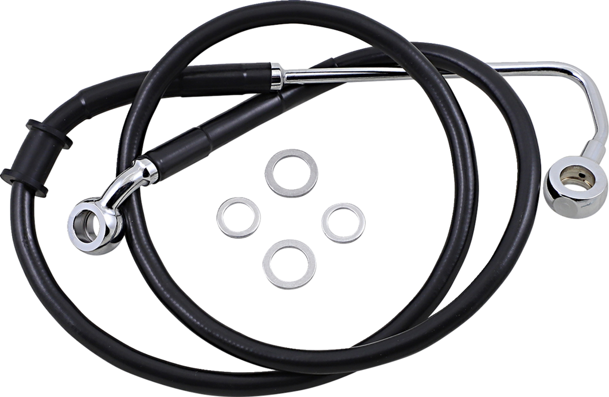 Drag Specialties Extended Length Stainless Steel Brake Line