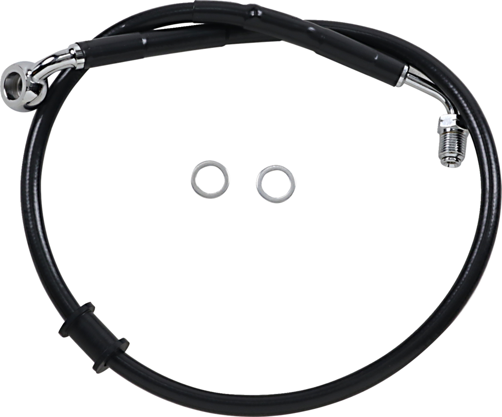 Drag Specialties Extended Length Stainless Steel Brake Line