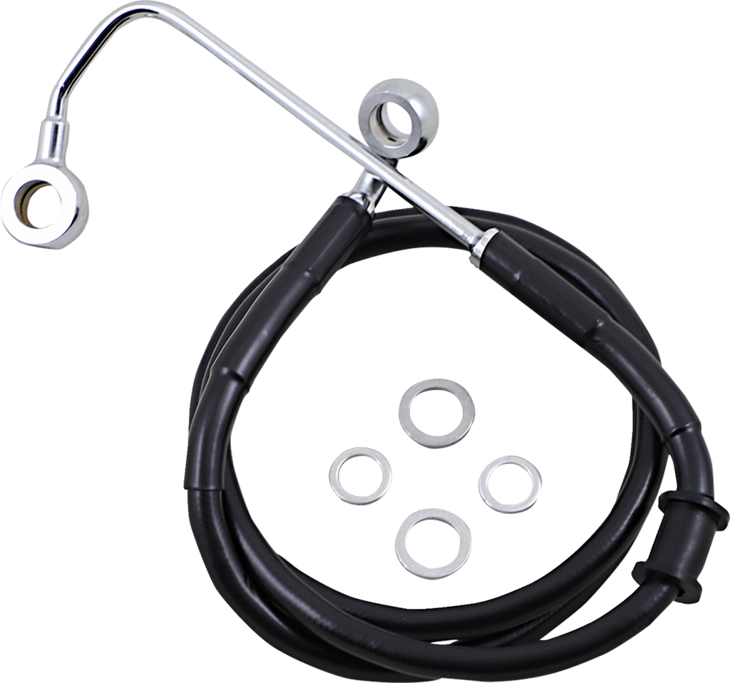 Drag Specialties Extended Length Stainless Steel Brake Line