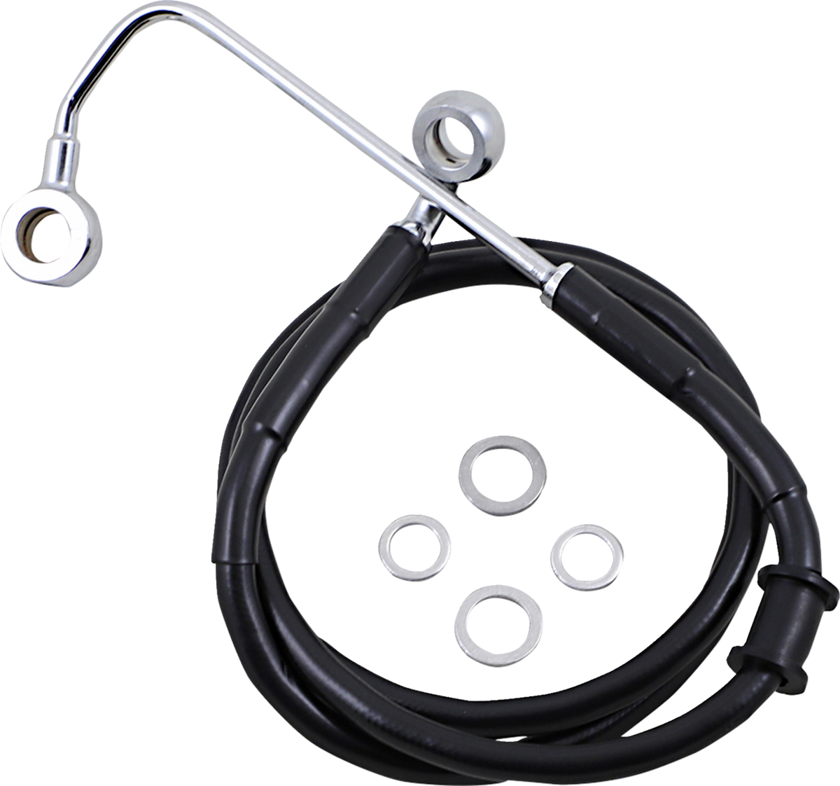 Drag Specialties Extended Length Stainless Steel Brake Line