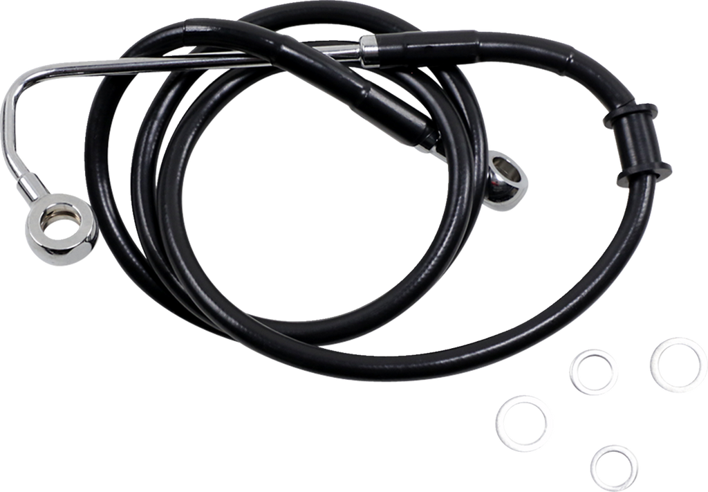 Drag Specialties Extended Length Stainless Steel Brake Line