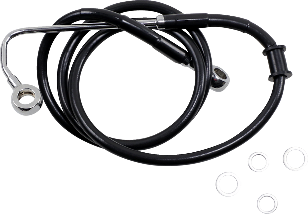 Drag Specialties Extended Length Stainless Steel Brake Line