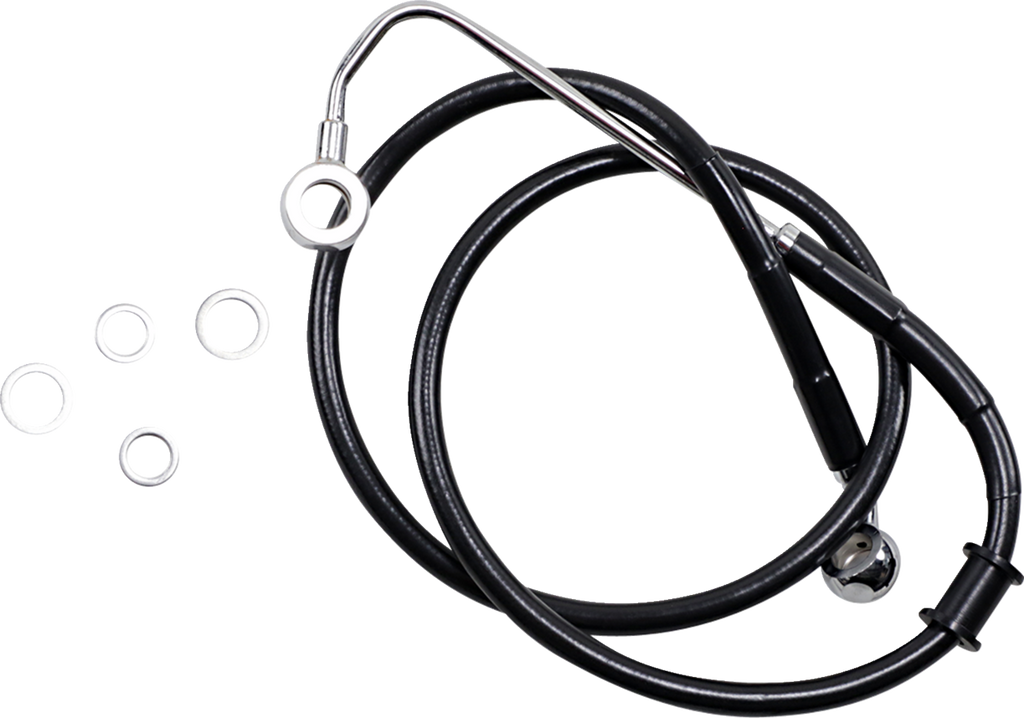 Drag Specialties Extended Length Stainless Steel Brake Line