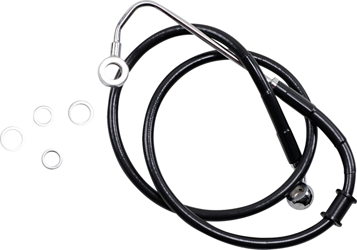 Drag Specialties Extended Length Stainless Steel Brake Line
