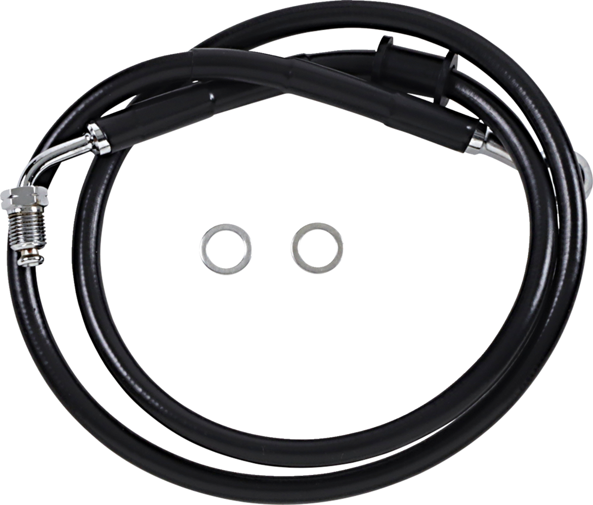 Drag Specialties Extended Length Stainless Steel Brake Line