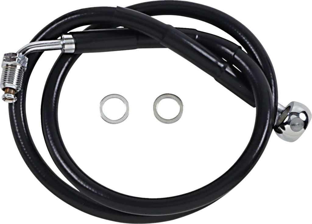 Drag Specialties Extended Length Stainless Steel Brake Line