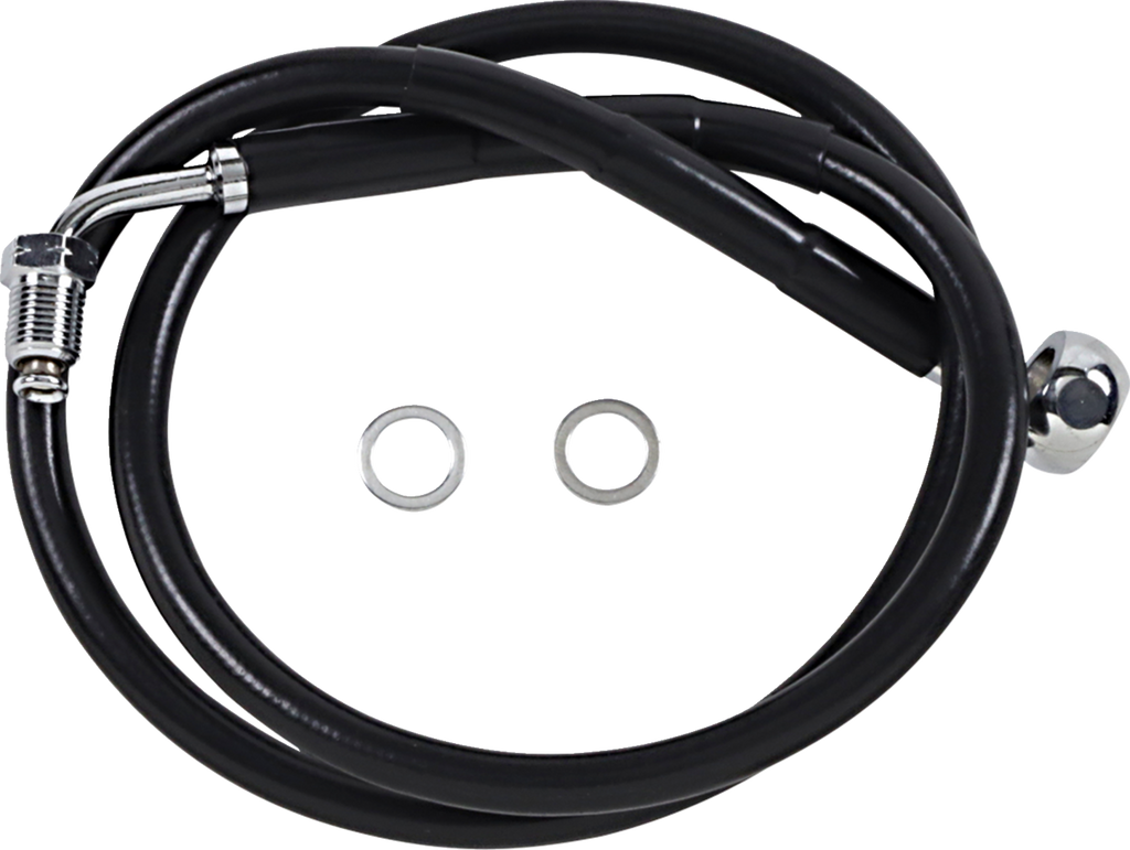 Drag Specialties Extended Length Stainless Steel Brake Line