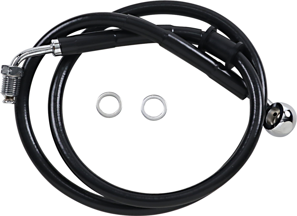 Drag Specialties Extended Length Stainless Steel Brake Line