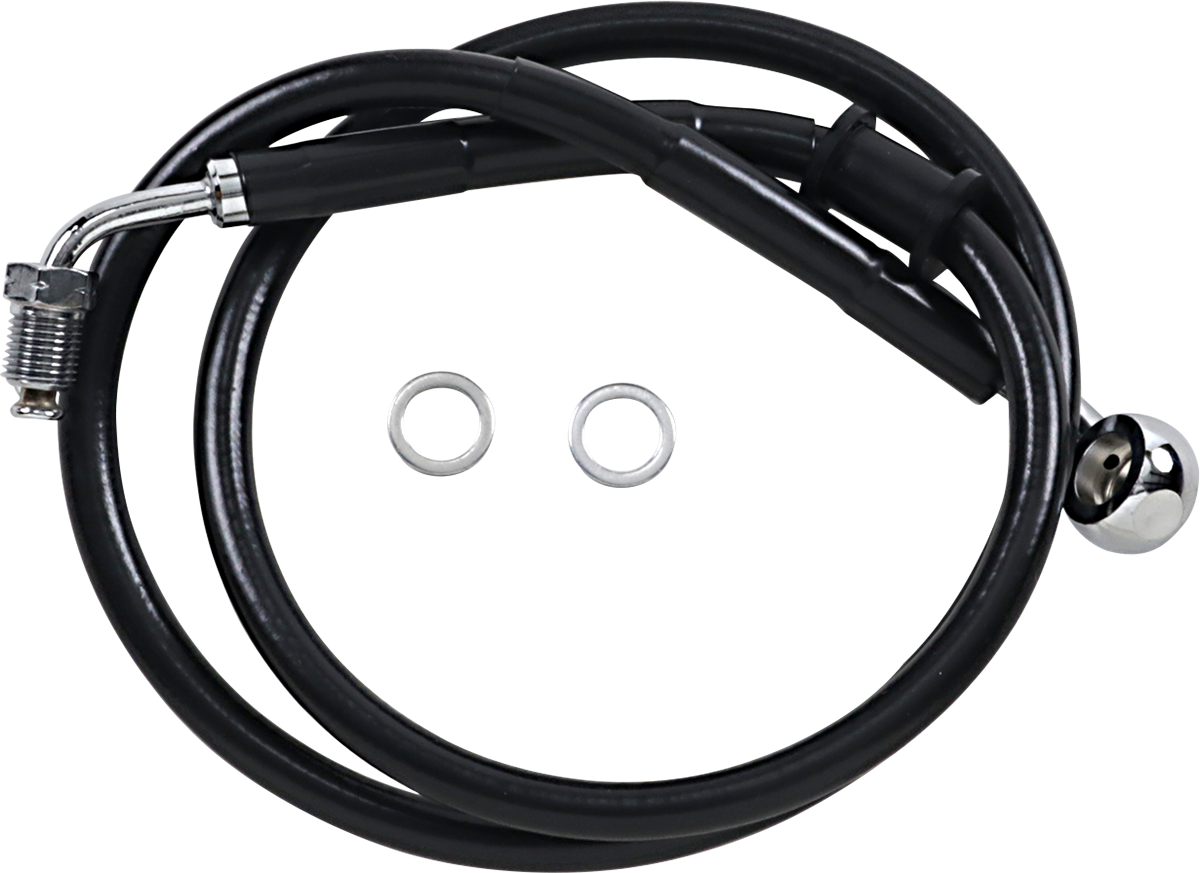Drag Specialties Extended Length Stainless Steel Brake Line