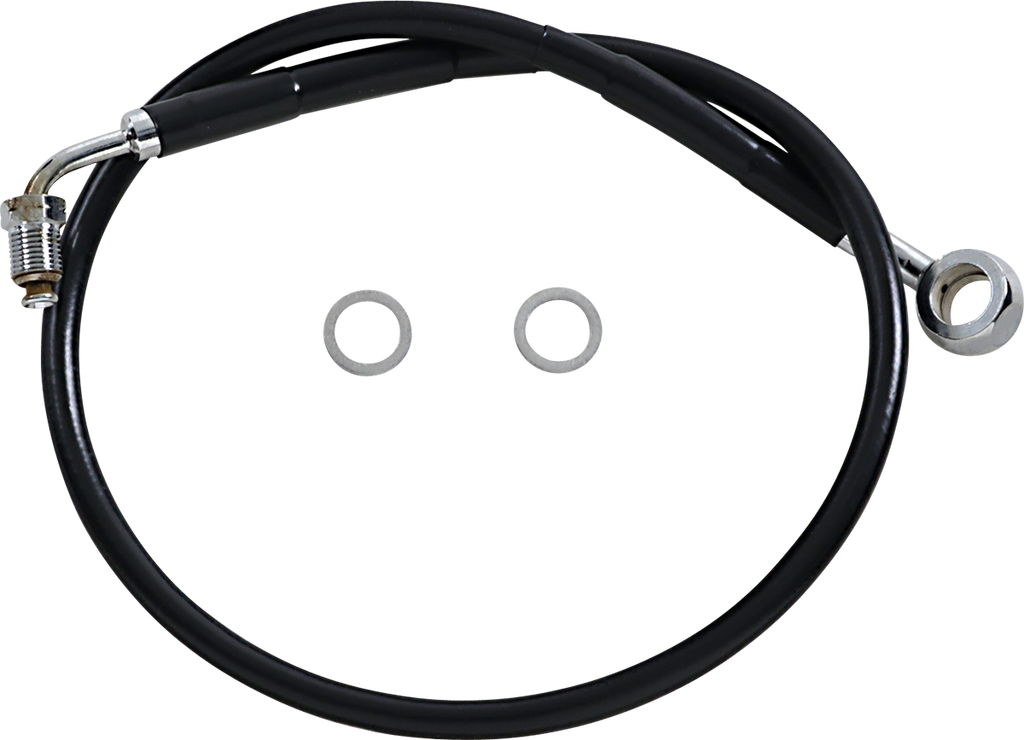 Drag Specialties Extended Length Stainless Steel Brake Line
