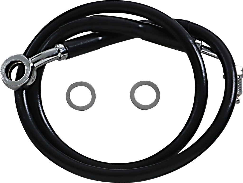 Drag Specialties Extended Length Stainless Steel Brake Line
