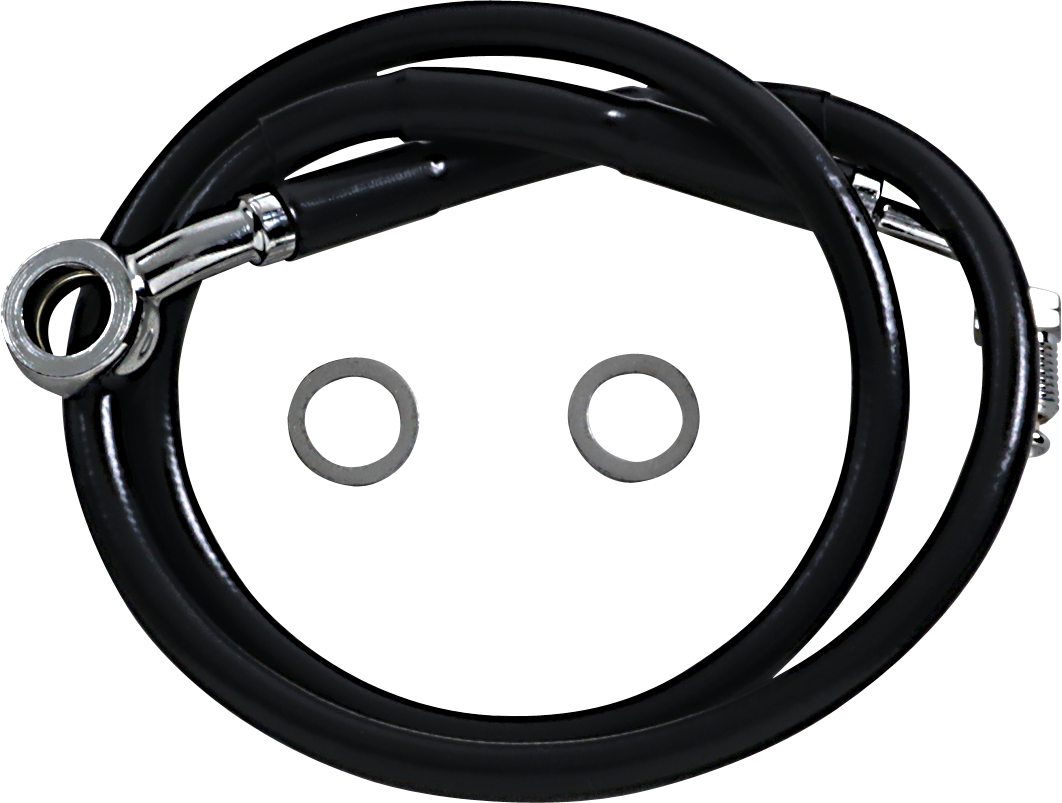 Drag Specialties Extended Length Stainless Steel Brake Line